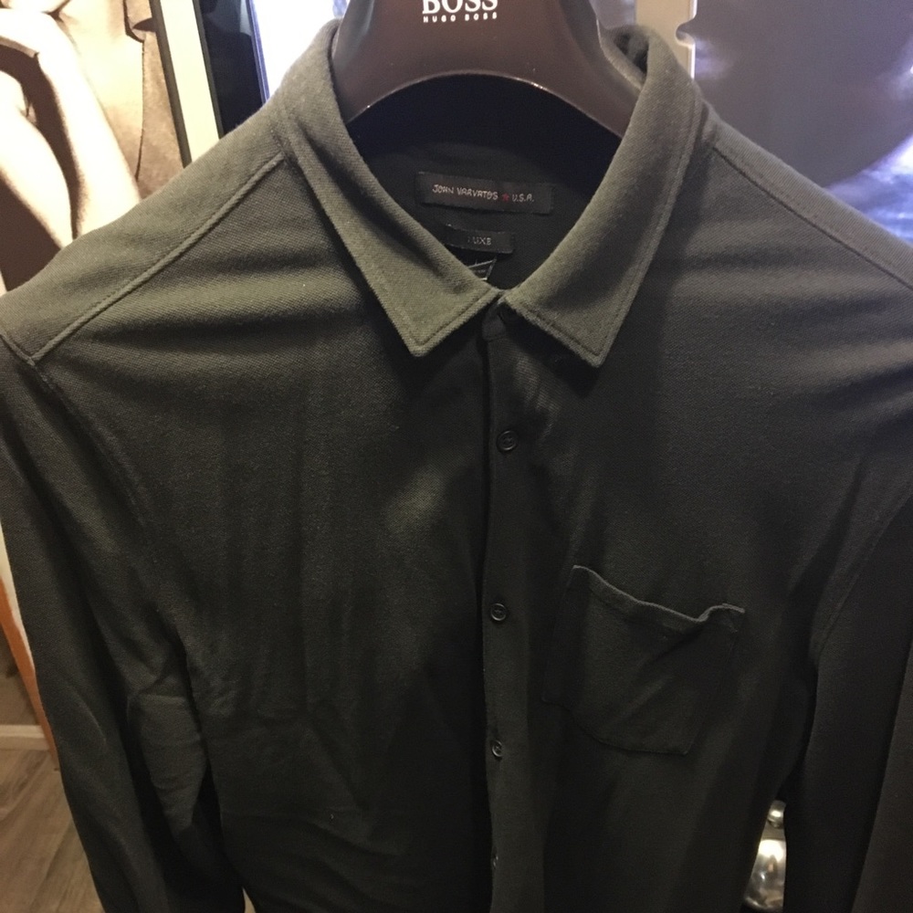 John Varvatos USA casual button down